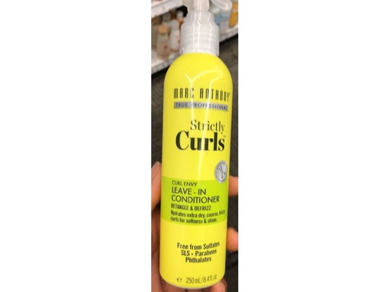 Marc Anthony Curl Envy Leave-In Conditioner, Strictly Curls, Detangle & Defrizz, 8.4 fl oz/250 mL