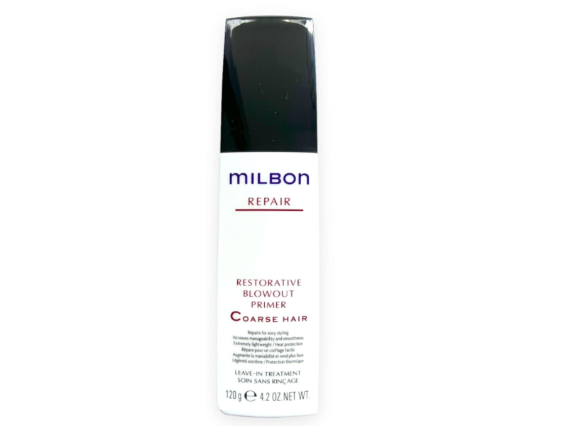 Milbon Repair Restorative Blowout Primer, Coarse Hair, 4.2 oz/120 g