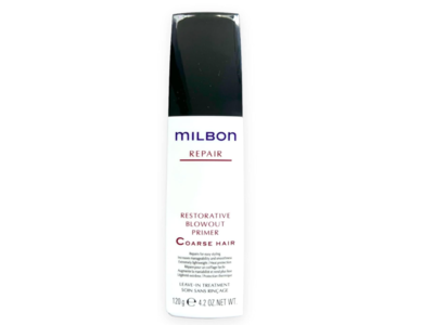 Milbon Repair Restorative Blowout Primer, Coarse Hair, 4.2 oz/120 g