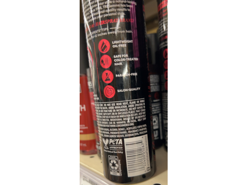 Tresemme Keratin Smoot Anti-Frizz Finishing Spray, Finish Hold, 7 oz/198 g