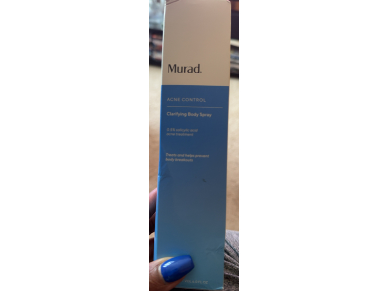 Murad Acne Control Clarifying Body Spray, 0.5% Salicylic Acid, 6.0 fl oz/180 mL