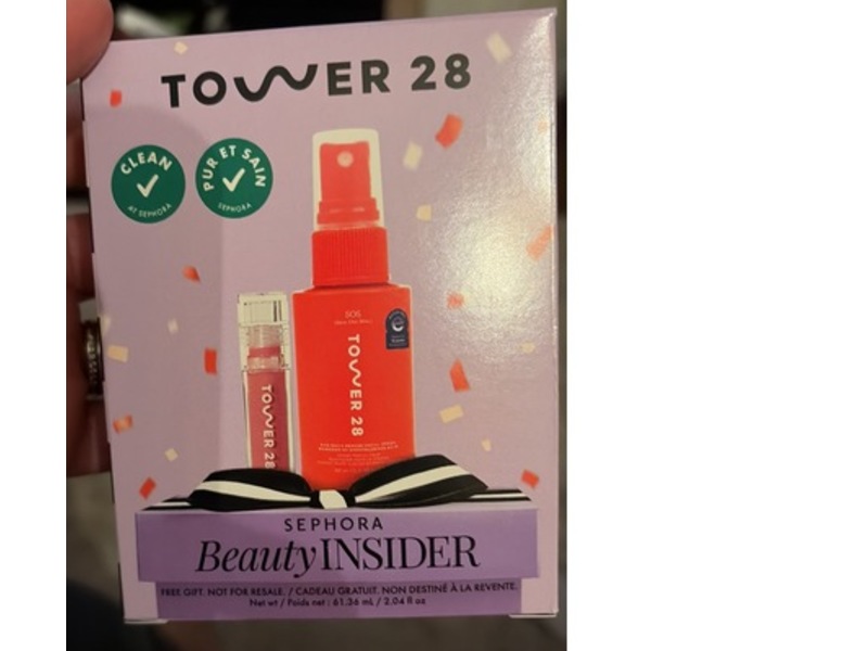 Tower 28 Lip Jelly + Sos Daily Rescue Face Spray Set, Pistachio
