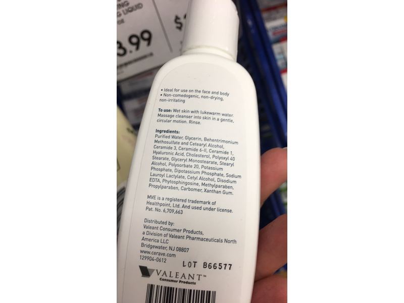 CeraVe Hydrating Cleanser, 3 oz