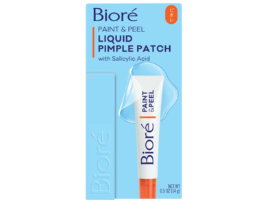Biore Paint & Peel Liquid Pimple Patch, Salicylic Acid, 0.5 oz/14 g