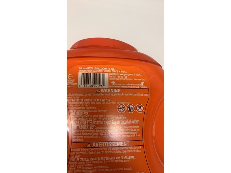 Tide Pods 3-In-1 Laundry Detergent, Original, 34 oz/967 g, 42 Pacs