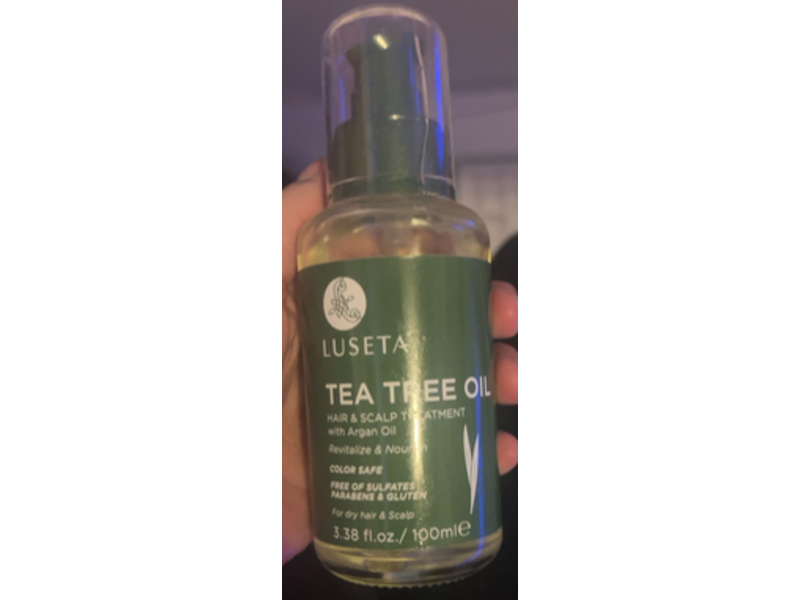 Luseta Tea Tree Hair & Scalp Treatment Oil, 3.38 fl oz/100 mL