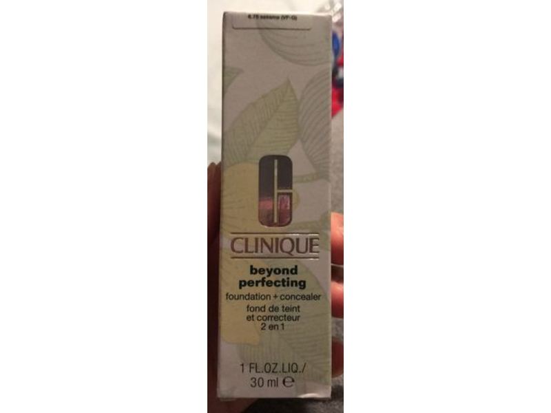 Clinique Beyond Perfecting Foundation + Concealer, WN 38 Sesame,1 fl oz/30 mL