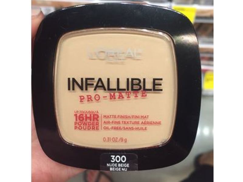 L'Oreal Paris Infallible Pro-Matte Powder, Nude Beige, 0.31 oz/9 g