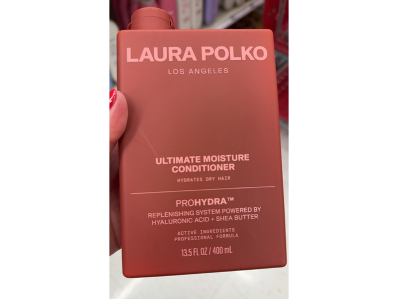 Laura Polko Ultimate Moisture Conditioner, Hyaluronic Acid + Shea Butter, 13.5 fl oz/400 mL