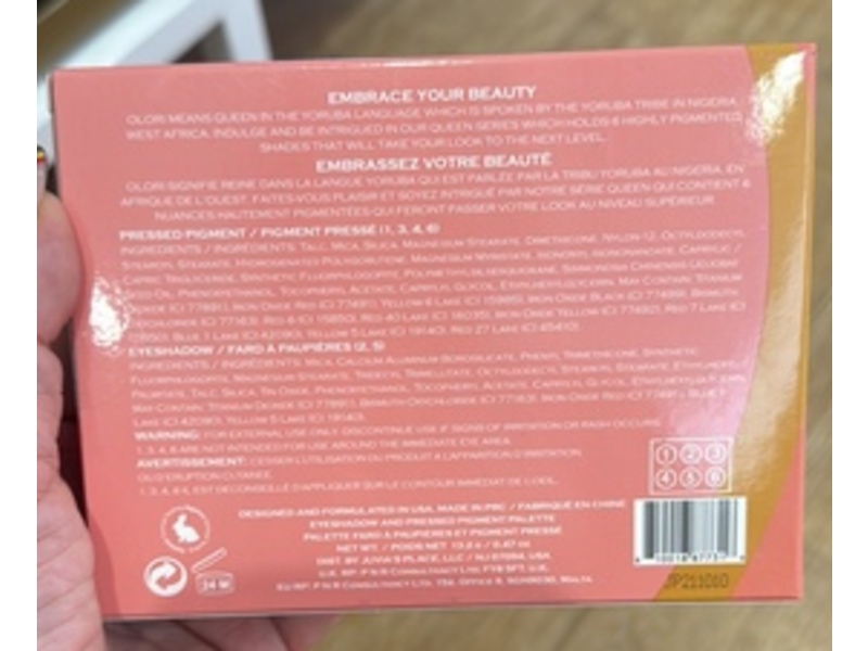 Juvia's Place Eyeshadow Palette, Olori III, 0.47 oz/13.2 g