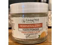 Just Ingredients Living Well Remineralizing Tooth Powder, Fresh Citrus Flavour, 1.8 oz/50 g - Image 3
