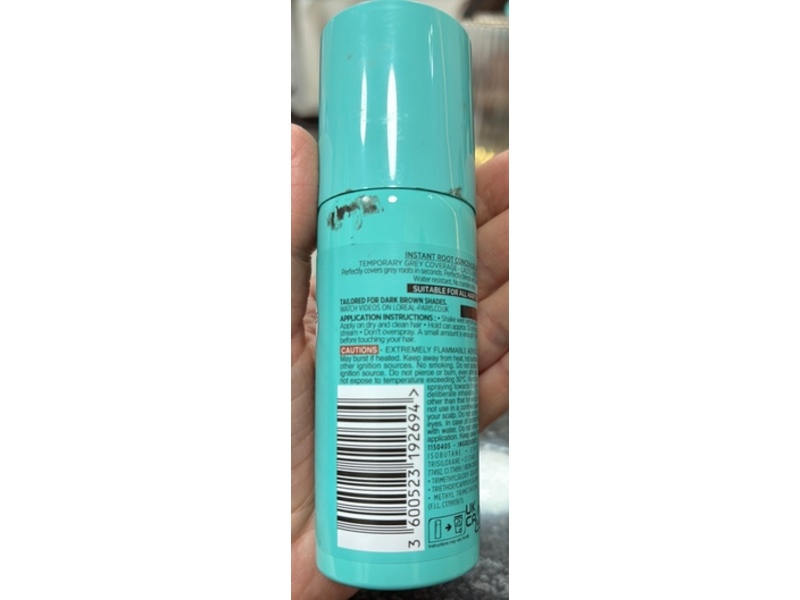 L'Oréal Magic Magic Retouch Instant Root Concealer Spray, Dark Brown, 75 mL