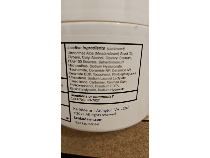 Kenkoderm Moisturizing Cream, 10 fl oz/295 mL