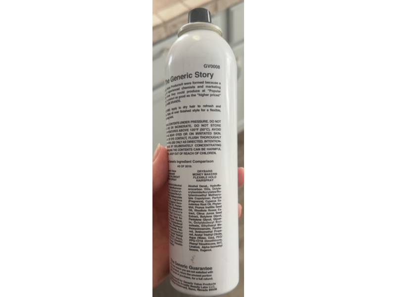 Generic Value Products Flexible Blowout Finish Spray, 8 oz/227 g