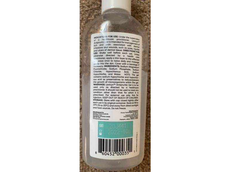 Levicyn Antipruritic Gel, 6 oz/170 g, Sonoma (RX)