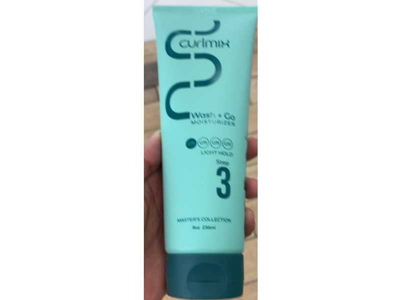 CurlMix Wash + Go Moisturizer, Light Hold, Step 3, 236 mL