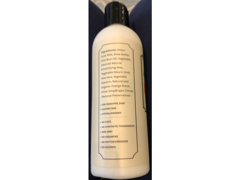 Bend Soap Goat Milk Lotion, Sweet Orange, 8 fl oz/236 mL