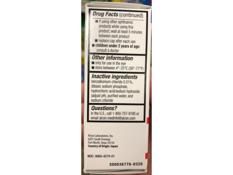 Pataday Twice Daily Eye Relief, 0.17 fl oz/5 mL