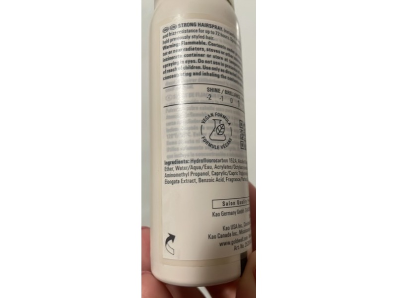 Goldwell StyleSign Strong Hairspray, 2 oz/58 g