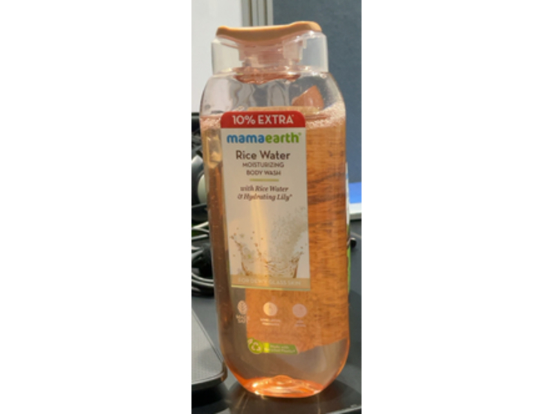 Mamaearth Rice Water Moisturizing Body Wash with Hydrating Lily, 275 mL