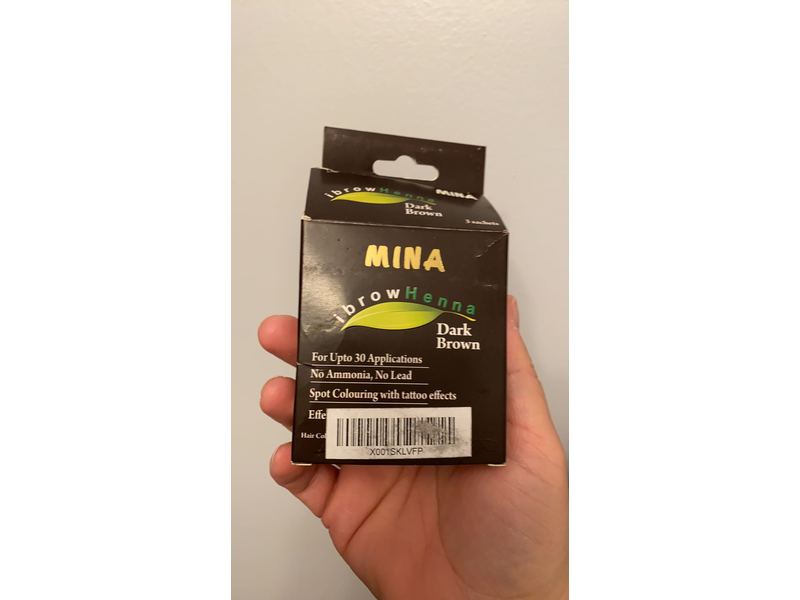 Mina Ibrow Henna - Dark Brown