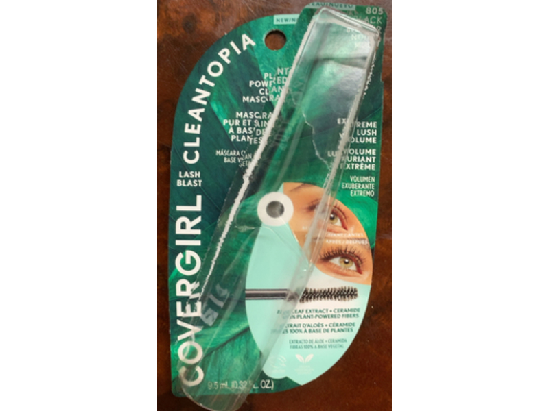 Covergirl Lash Blast Cleantopia Mascara, Black 805, 0.32 fl oz/9.5 mL