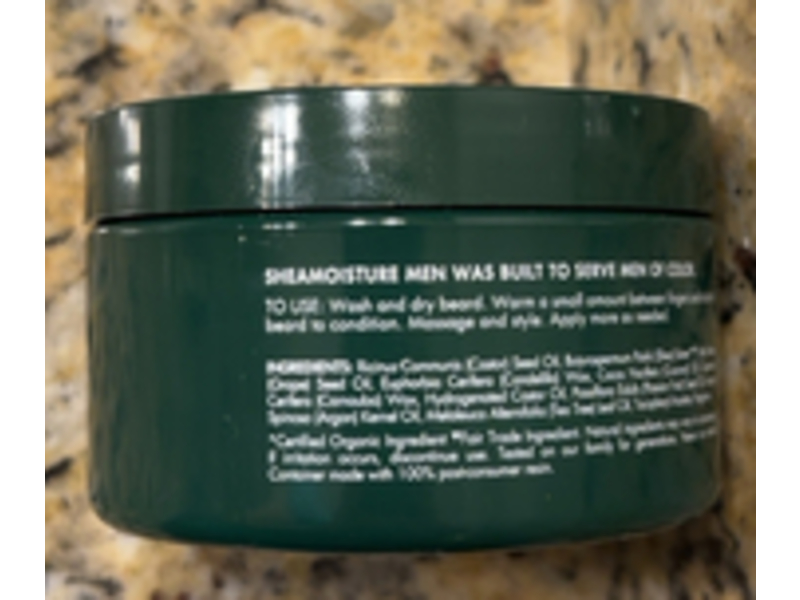 Shea Moisture Beard Balm, Maracuja Oil & Shea Butter, 4 oz/113 g