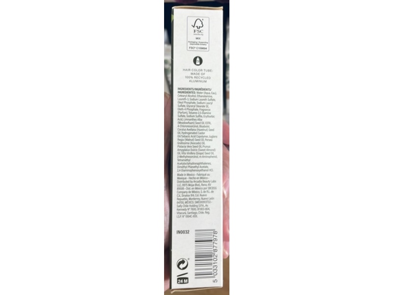 Ion Permanent Hair Color, 7 MB Medium Mushroom Blonde, 2.05 oz/58.2 g