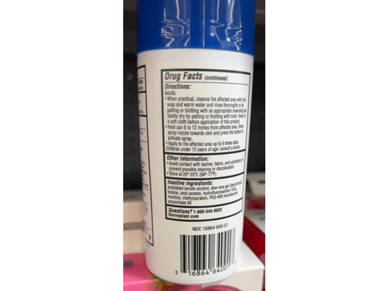 Dermoplast Postpartum Spray, 2.75 oz/78 g