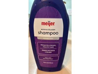 Meijer Biotin & Collagen Shampoo, 25.4 fl oz/750 mL
