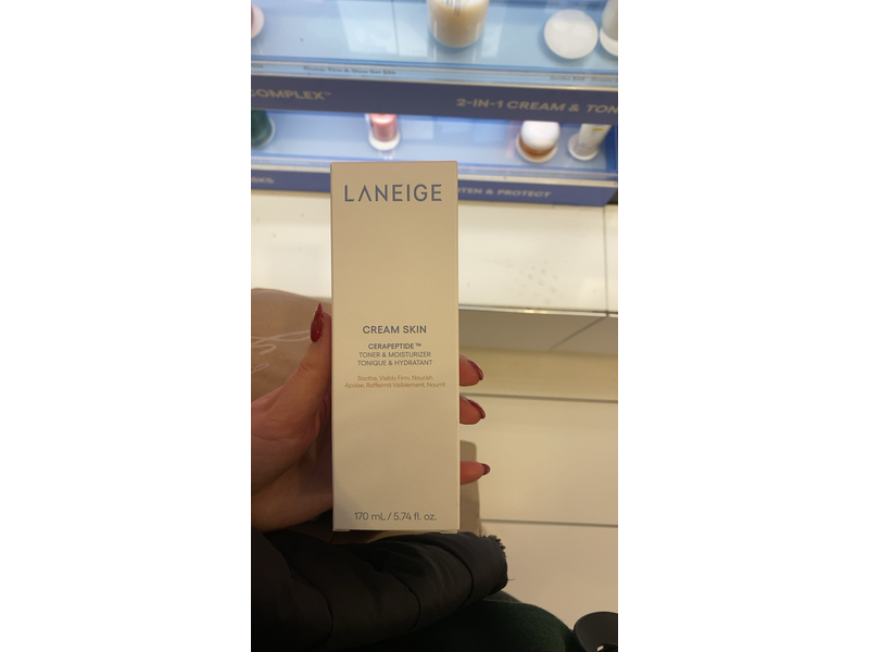 LANEIGE Cream Skin 2 In 1 Toner & Moisturizer, 5 fl oz/150 mL