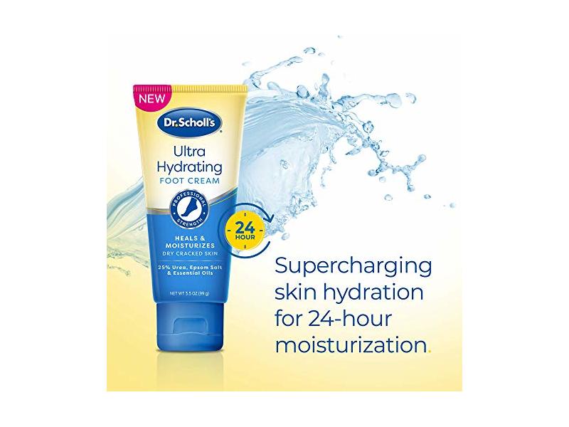 Dr. Scholl's Ultra Hydrating Heals & Moisturizes Foot Cream, 3.5 oz/99 g