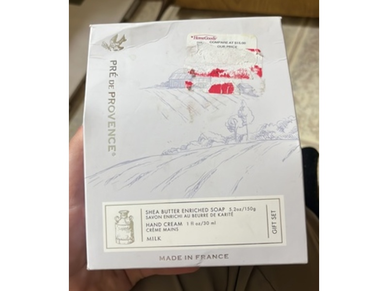 Pre De Provence Shea Butter Enriched Soap + Hand Cream Gift Set, Milk