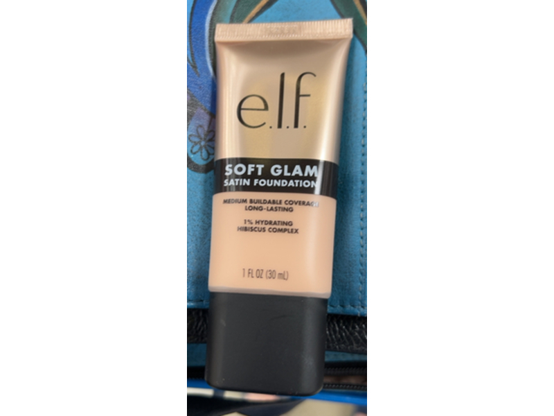 e.l.f. Soft Glam Satin Foundation, 14 Fair Cool, 1 fl oz/30 mL