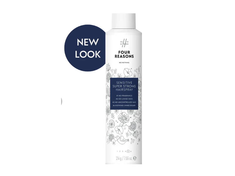 Four Reasons No Nothing Sensitive Super Strong Hairspray, 7.55 oz/214 g