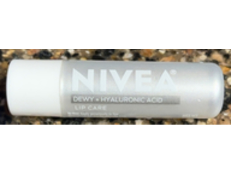 Nivea Lip Care, Dewy + Hyaluronic Acid, 0.18 oz /5.2 g, Pack Of 4
