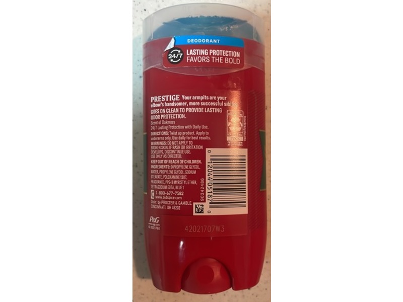 Old Spice Deodorant, Prestige, 3.0 oz/85 g