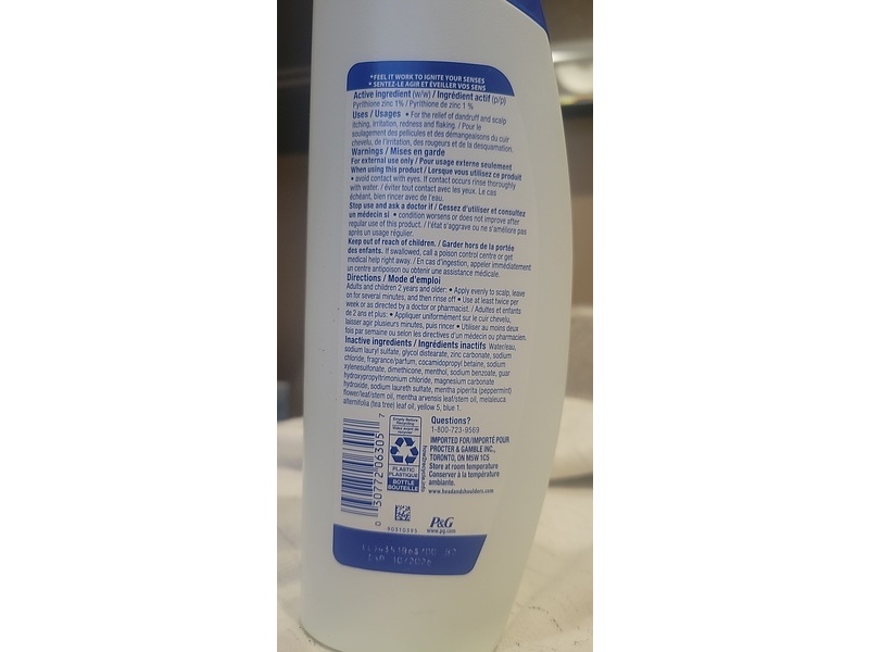 Head & Shoulders 2 In 1 Dandruff Shampoo, Tea Tree Oil, 370 mL