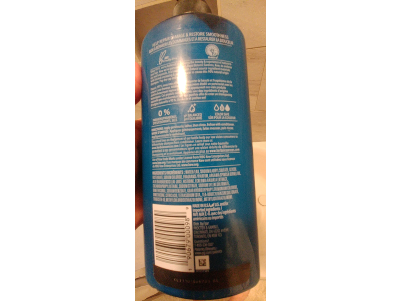 Herbal Essences Real Botanicals Shampoo, Argan Oil, 20.2 fl oz/600 mL
