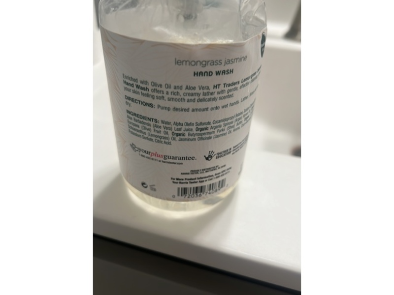 HT Traders Hand Wash, Lemongrass Jasmine, 17.6 fl oz/520 mL
