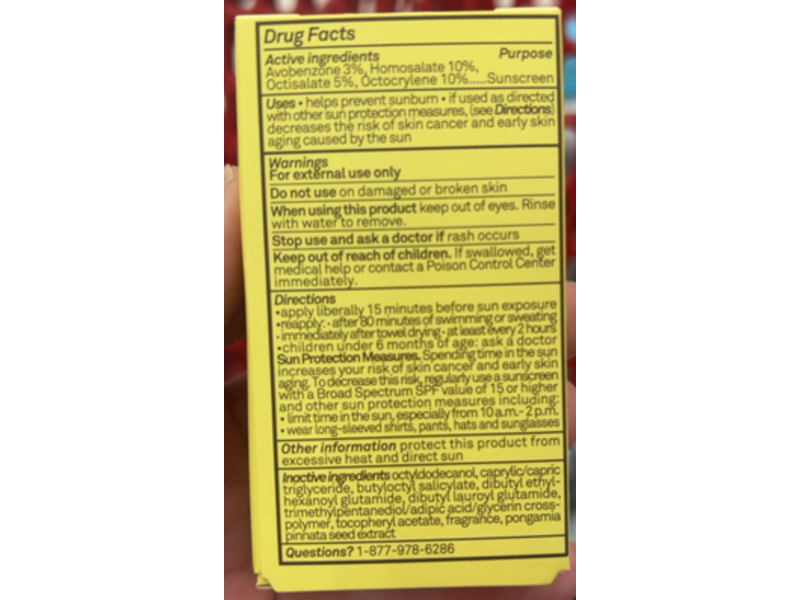 Sun Bum Kids Clear Sunscreen Face Stick, SPF 50, 0.53 oz/15 g