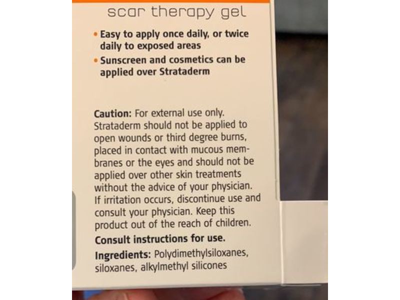 Strataderm Scar Therapy Gel, 0.35 oz/10 g