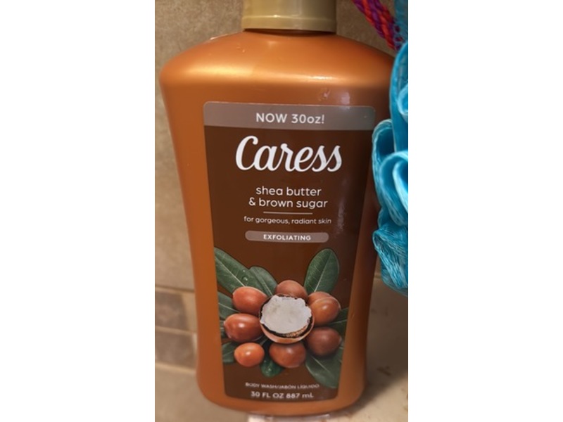 Caress Shea Butter & Brown Sugar Body Wash, 30 fl oz/887 mL