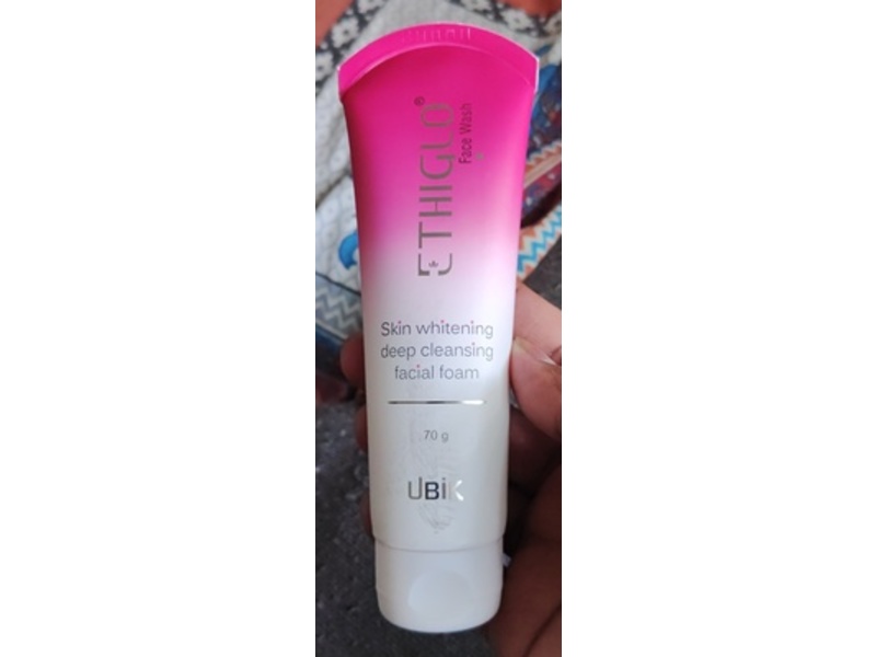 Ethiglo Cleansing Facial Foam Face Wash, 70 g