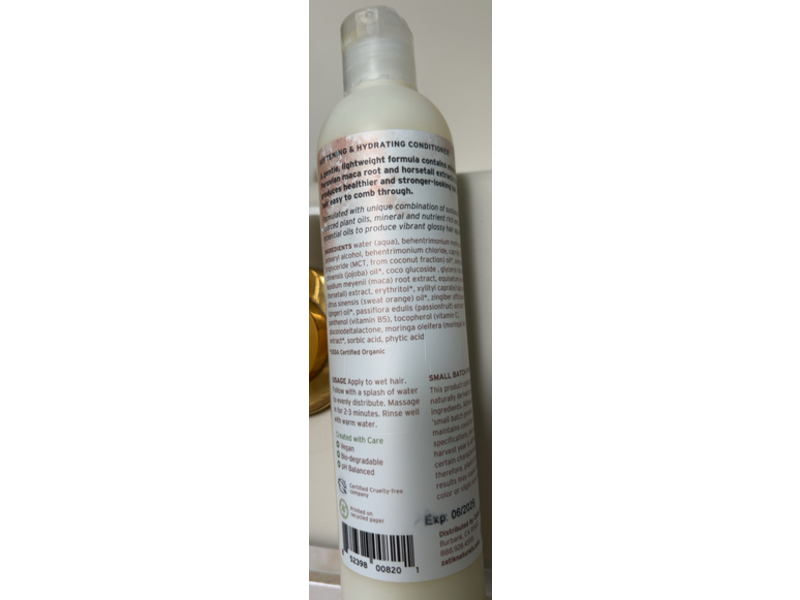 Zatik Softening & Hydrating Conditioner, 10.8 fl oz/320 mL