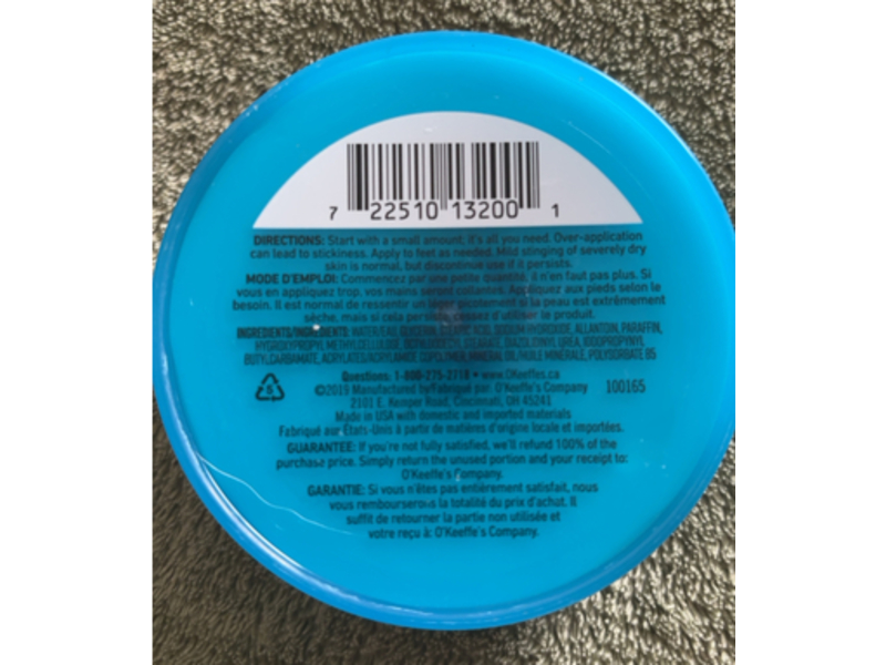 O'Keeffe's Healthy Feet Cream, 3.2 oz