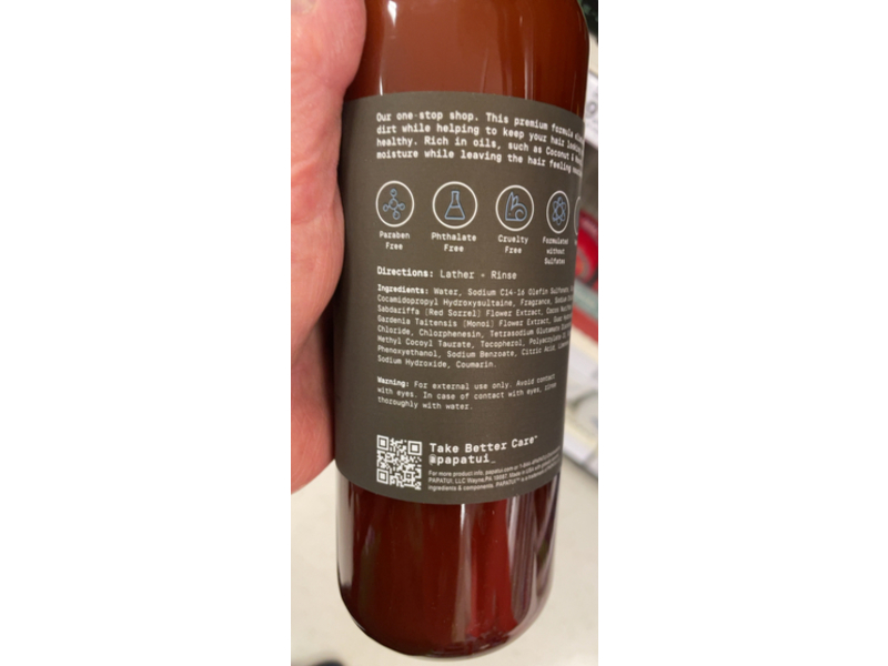 Papatui Nourishing Shampoo + Conditioner, Lush Coconut, 18 fl oz/532 mL