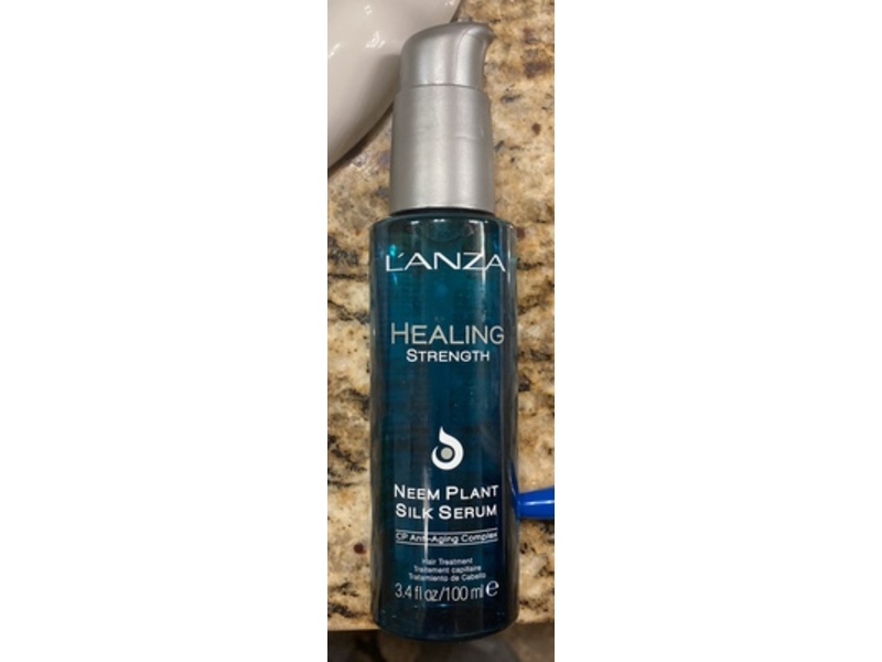 Lanza Healing Strength Silk Serum, Neem Plant, 3.4 fl oz/100 mL
