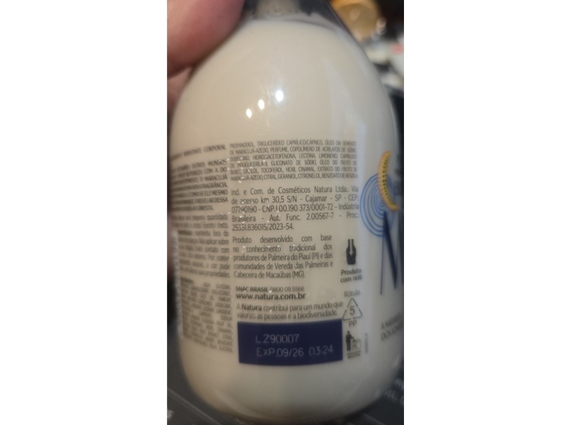 Natura Ekos Deodorant Moisturizing Body Lotion, 400 mL