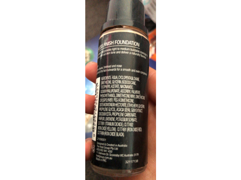 Mud Flawless Finish Foundation, 05 Rosy Beige, 1.02 fl oz/30 mL